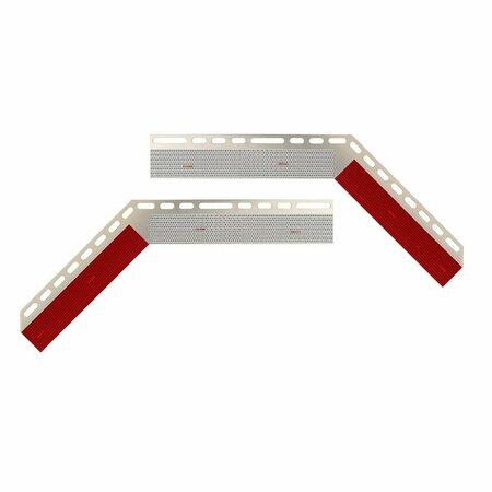BETTS SPRING Set - Conspicuity Strip, Angled, Aluminum RT35